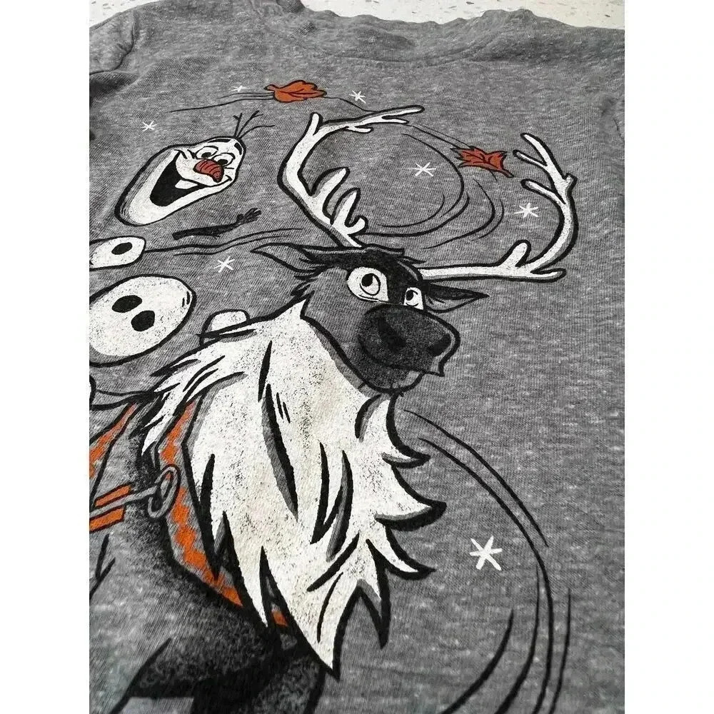 DISNEY jumping beans long sleeve tshirt frozen 2 OLAF size 2T - Picture 2 of 3